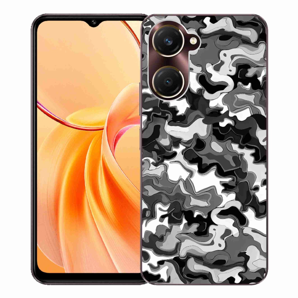 Gélový kryt mmCase na Vivo Y28s 5G - maskáčový vzor 3