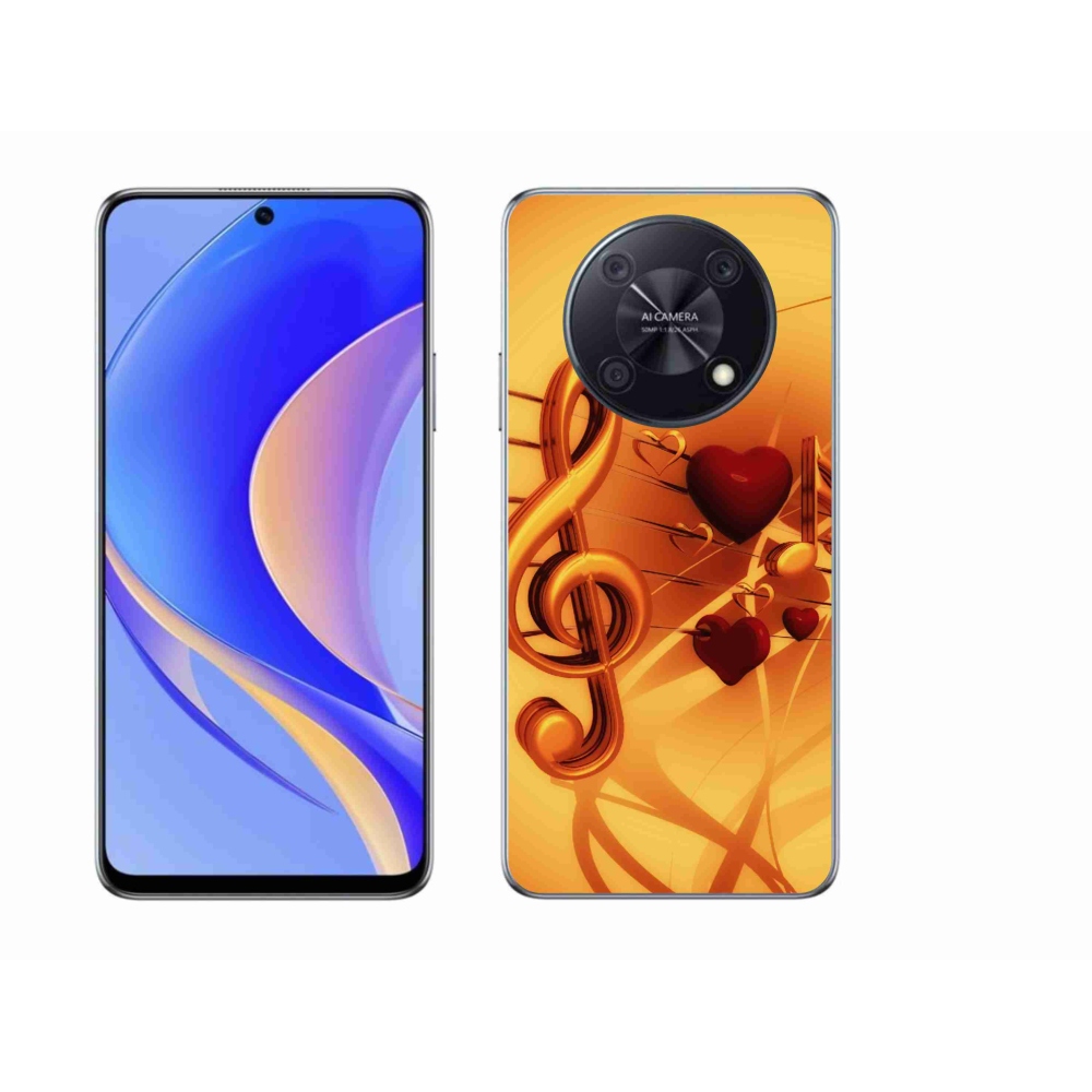 Gelový kryt mmCase na Huawei Nova Y90 - noty