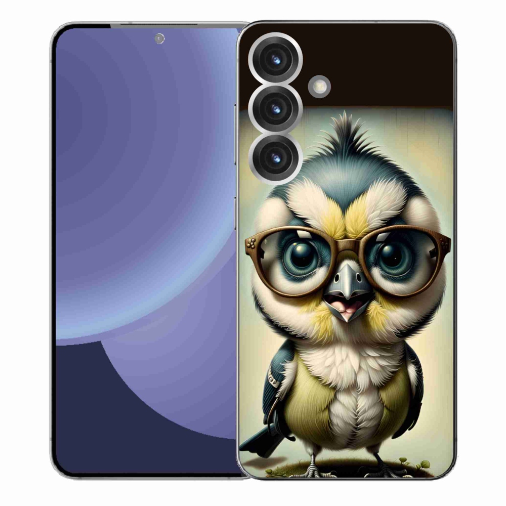 Gélový kryt mmCase na Samsung Galaxy S25+ - mláďa s okuliarmi