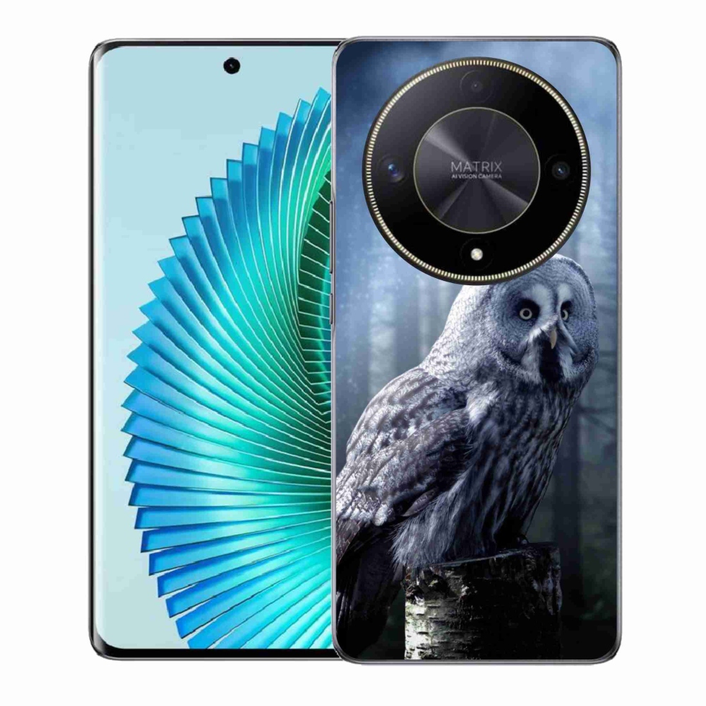 Gélový kryt mmCase na Honor Magic 6 Lite 5G - sova