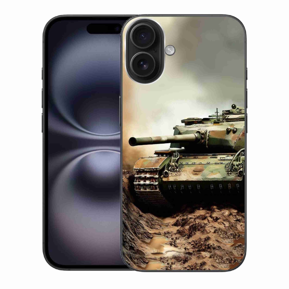 Gélový kryt mmCase na iPhone 16 Plus - tank