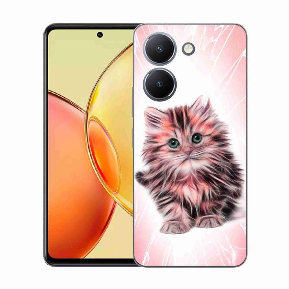 Gélový kryt mmCase na Vivo Y36 - roztomilé mačiatko