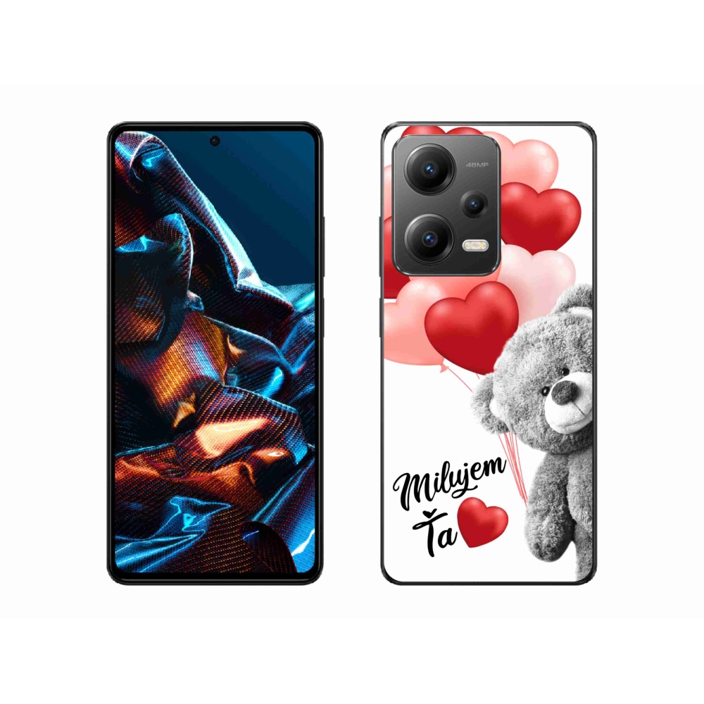 Gélový obal mmCase na mobil Xiaomi Redmi Note 12 Pro 5G - milujem Ťa sk