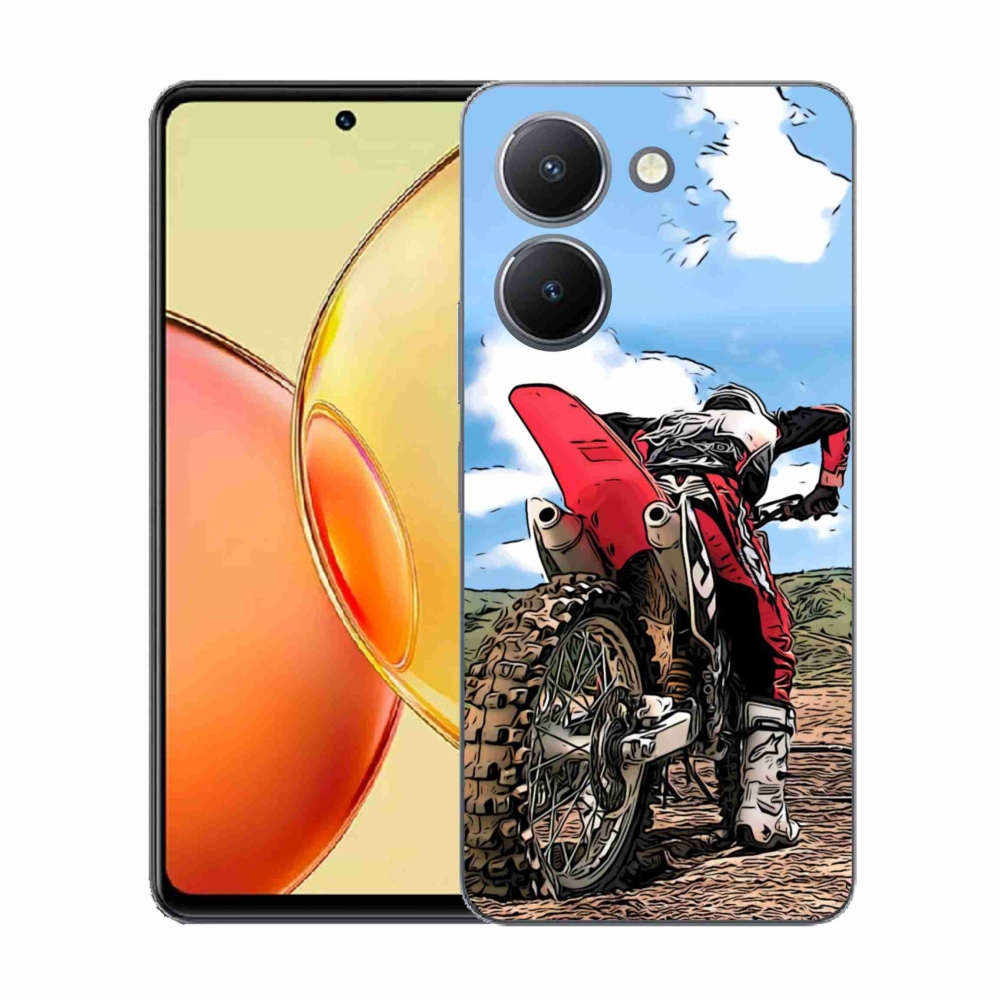 Gélový kryt mmCase na Vivo Y36 - moto