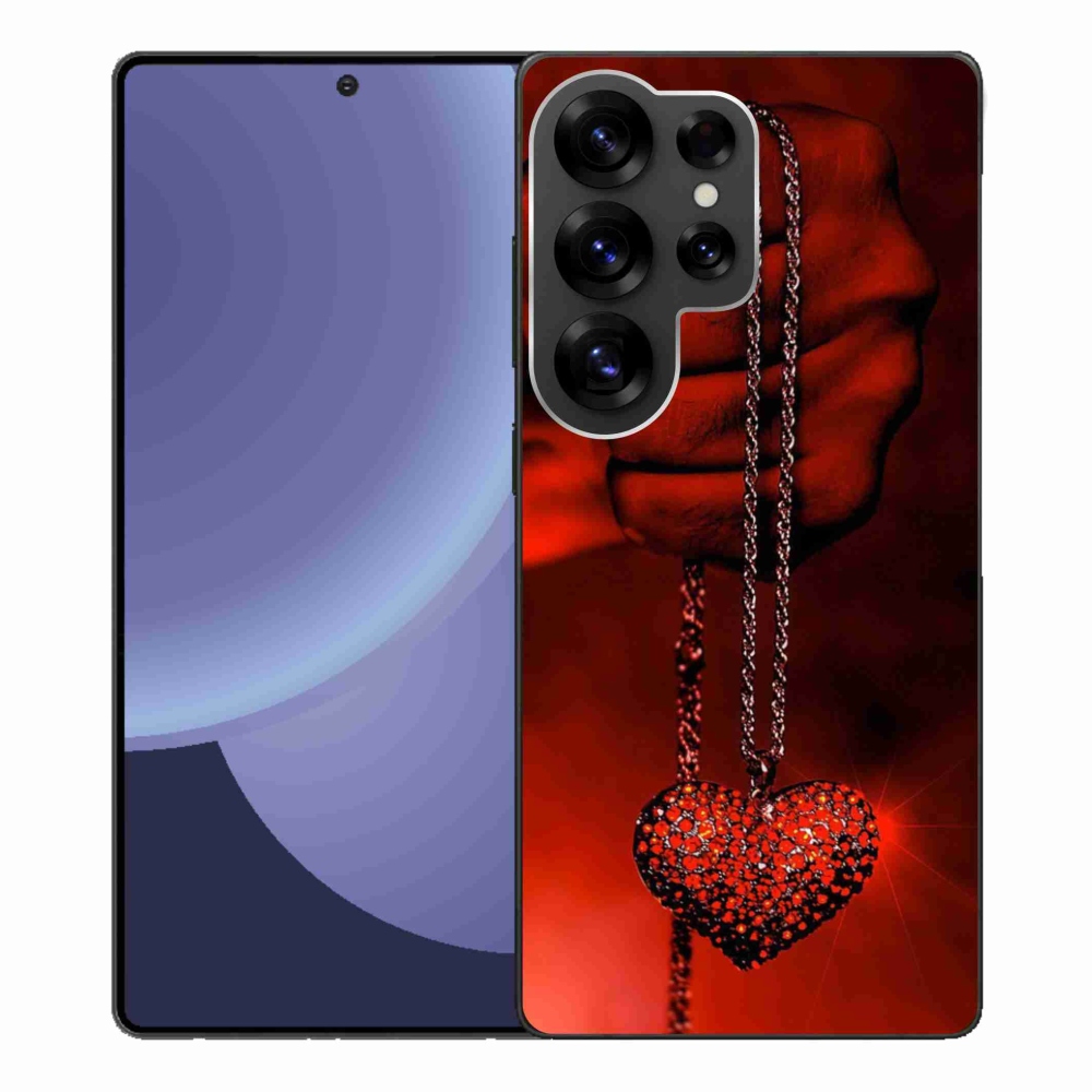 Gélový kryt mmCase na Samsung Galaxy S25 Ultra - náhrdelník