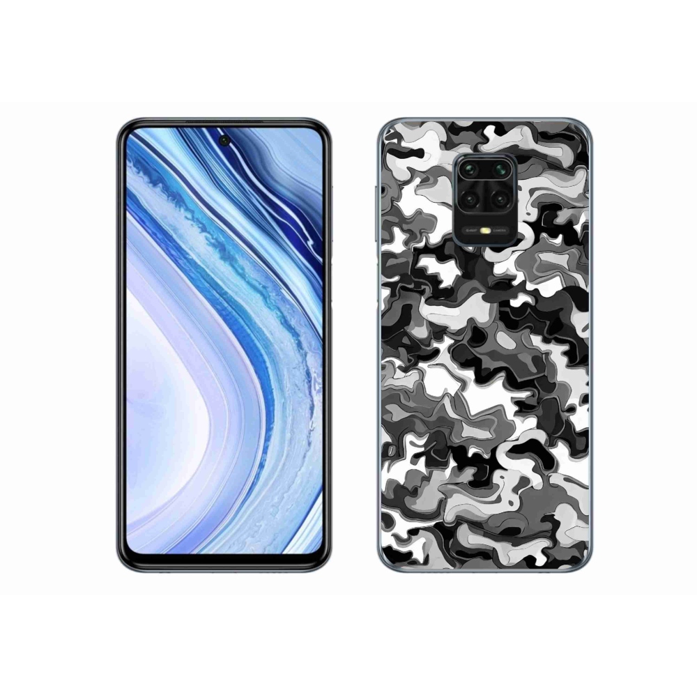 Gélový kryt mmCase na Xiaomi Redmi Note 9S - maskáčový vzor 3