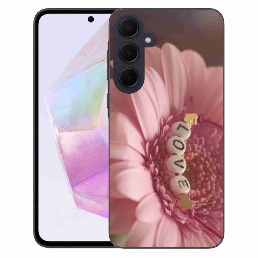 Gélový kryt mmCase na Samsung Galaxy A35 5G - prívesok love