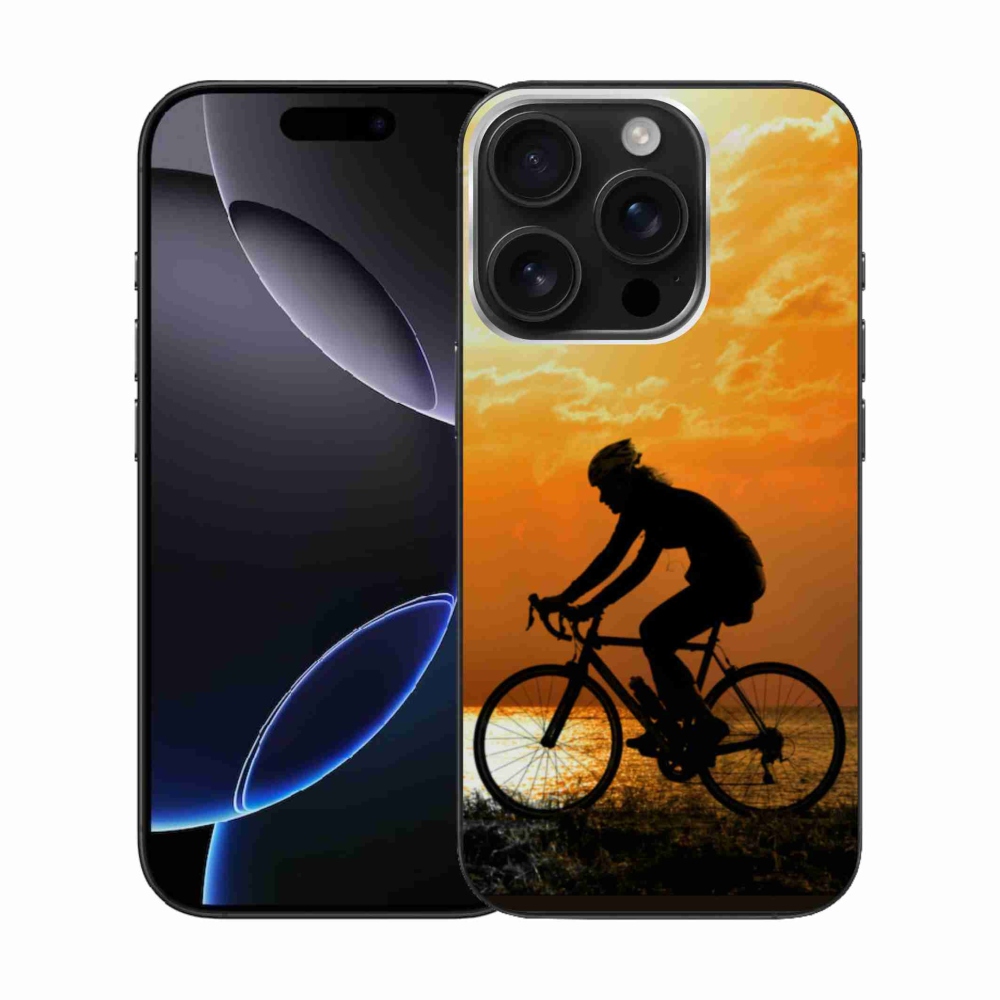 Gélový kryt mmCase na iPhone 16 Pro - cyklovýlet