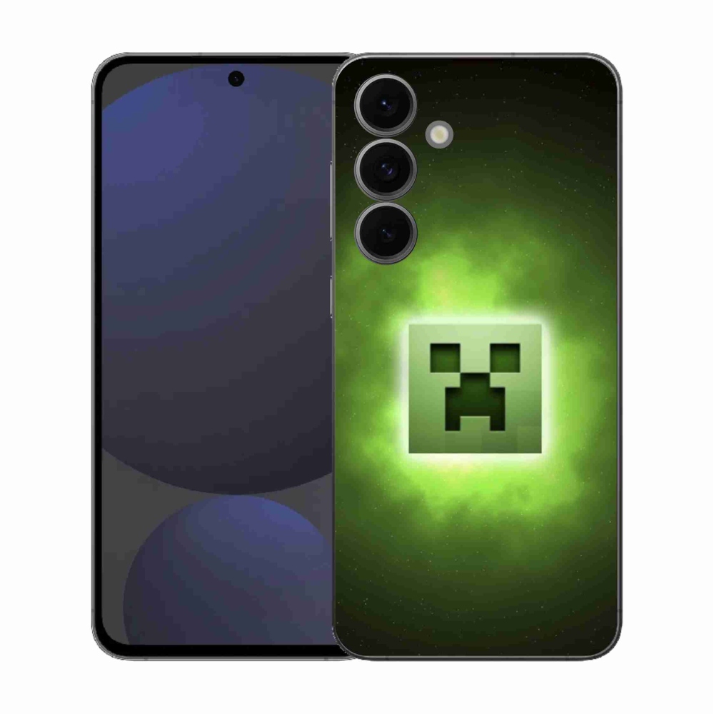 Gélový kryt mmCase na Samsung Galaxy S25 FE - minecraft