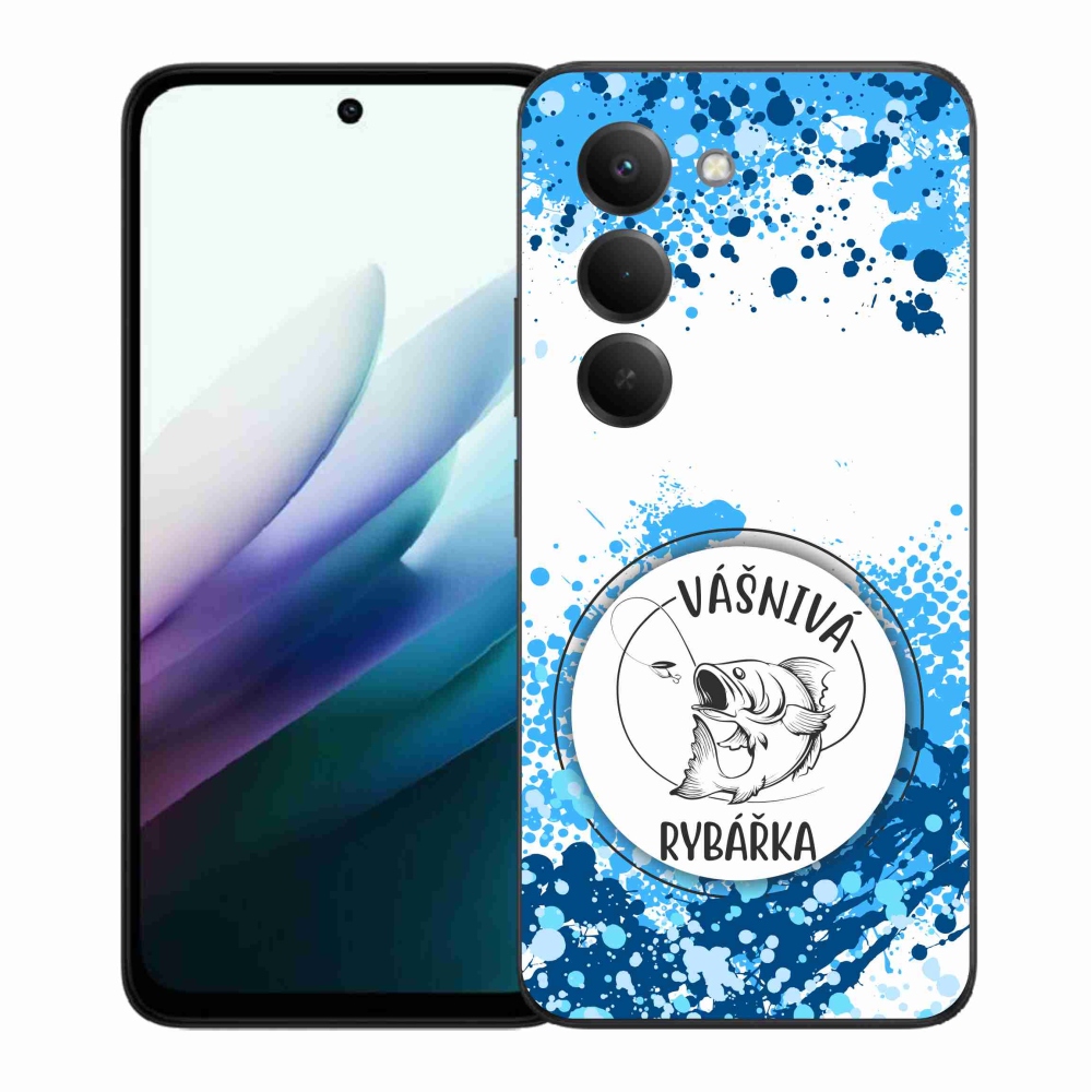 Gélový kryt mmCase na Xiaomi Redmi 15 4G/5G (171mm) - vášnivá rybárka biele pozadie