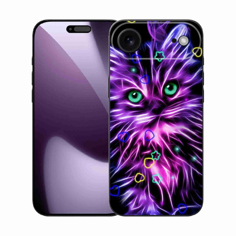 Gélový kryt mmCase na iPhone 17 Air - abstraktná mačka