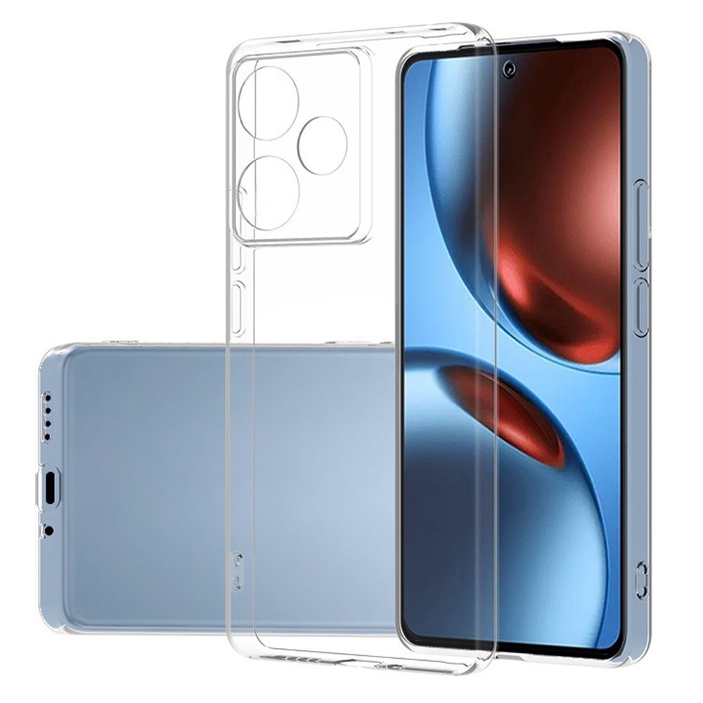 Priehľadný gélový obal pre mobil Realme GT 7 5G/GT 7T 5G - priehľadný