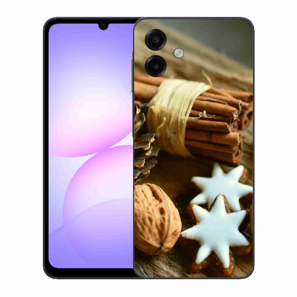 Gélový kryt mmCase na Samsung Galaxy A07 4G - škorica a perníčky