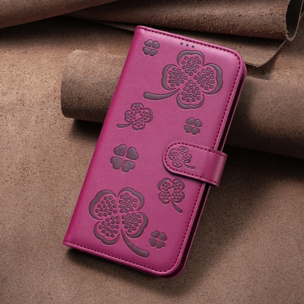 Clover knižkové púzdro na Samsung Galaxy S25 Edge - rose