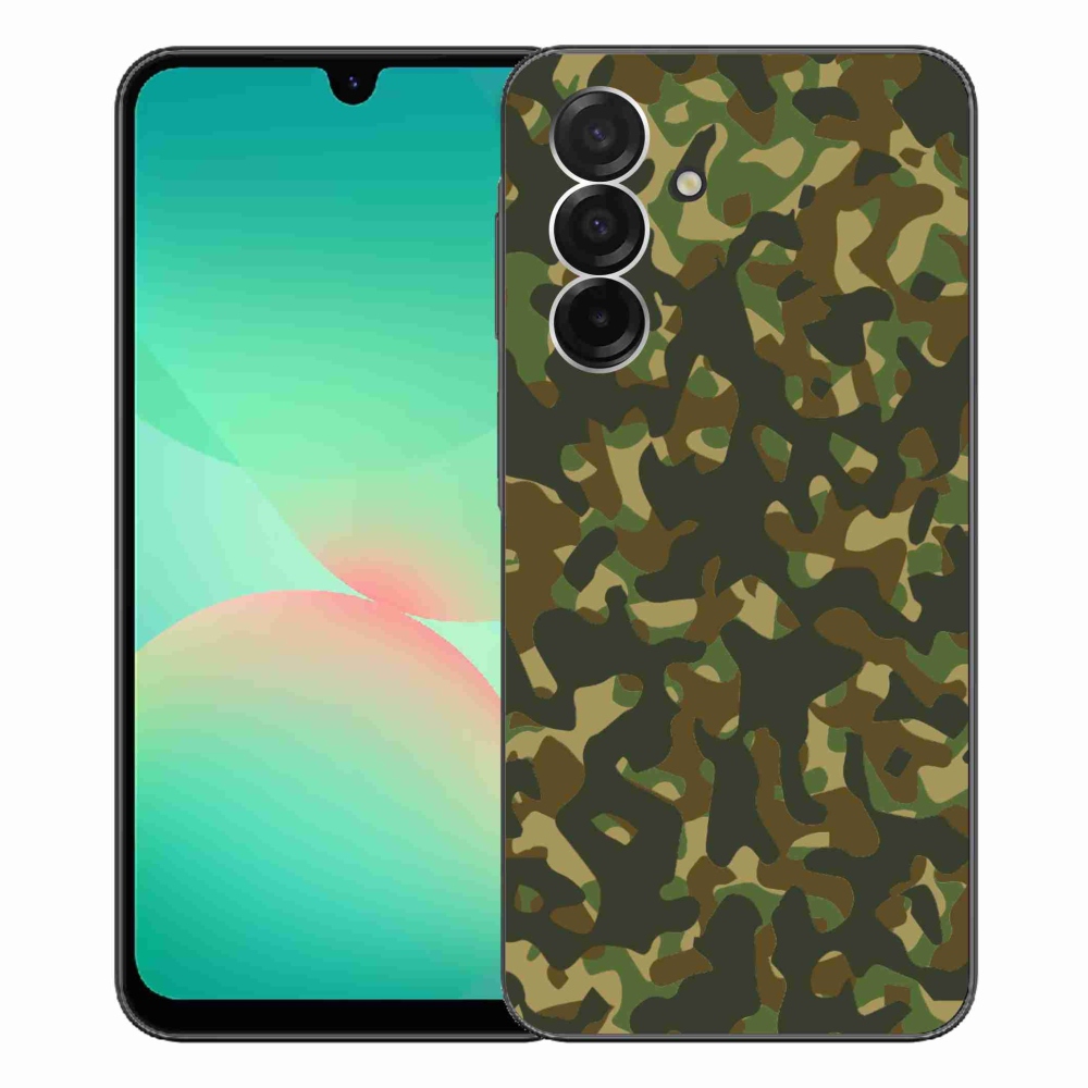 Gélový kryt mmCase na Samsung Galaxy A26 5G - maskáčový vzor 1