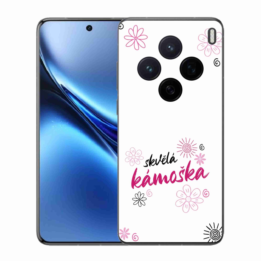 Gélový kryt mmCase na Vivo X200 5G - skvelá kamoška biele pozadie