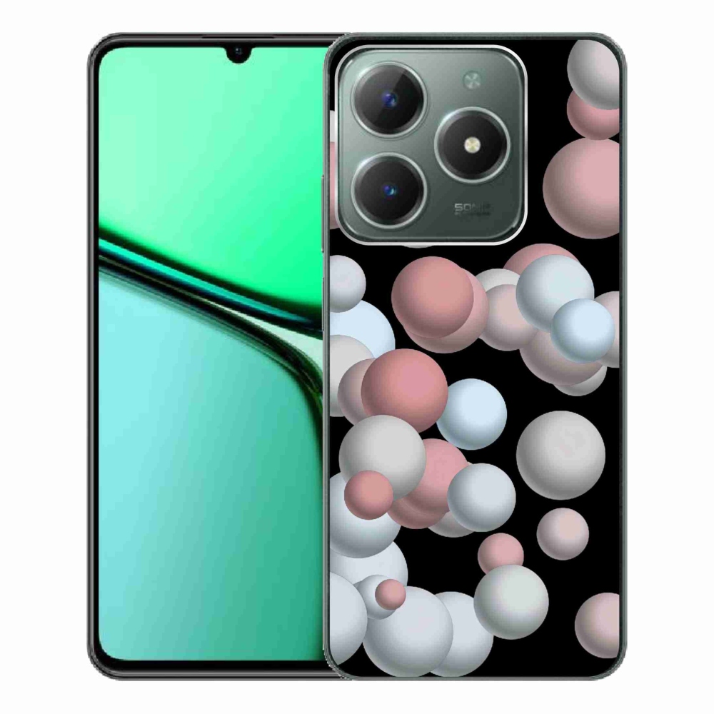 Gélový kryt mmCase na Realme C61 - abstraktný motív 27