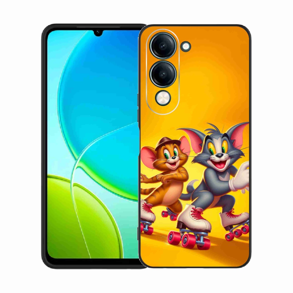 Gélový kryt mmCase na Vivo Y29s 5G - tom a jerry