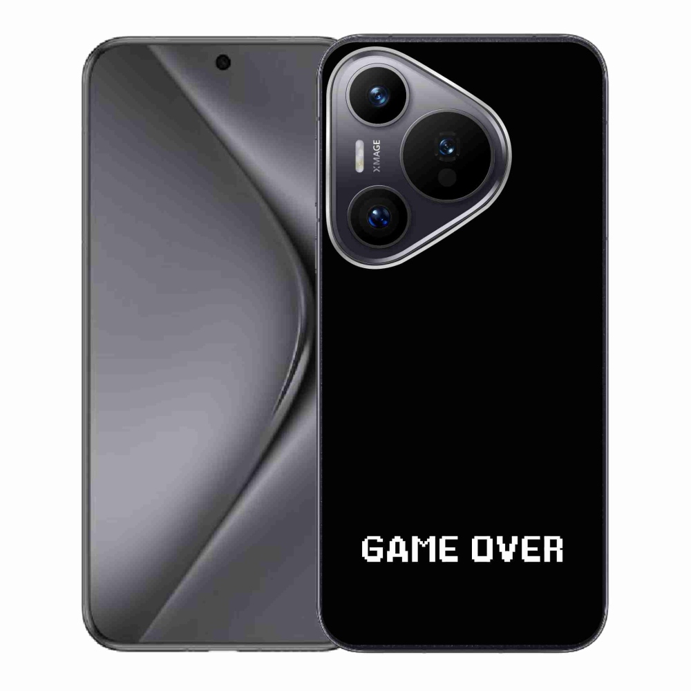 Gélový kryt mmCase na Huawei Pura 70 - game over čierne pozadie
