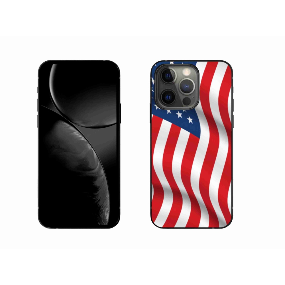 Gélový kryt mmCase na mobil iPhone 13 Pro 6.1 - USA vlajka