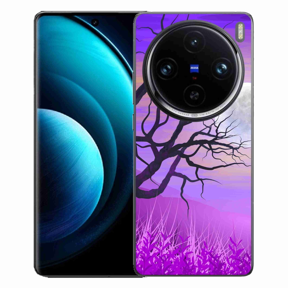 Gélový obal mmCase na Vivo X100 Pro 5G - kreslený opadaný strom