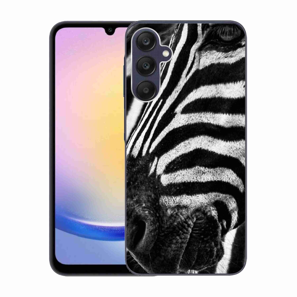 Gélový kryt mmCase na Samsung Galaxy A25 5G - zebra