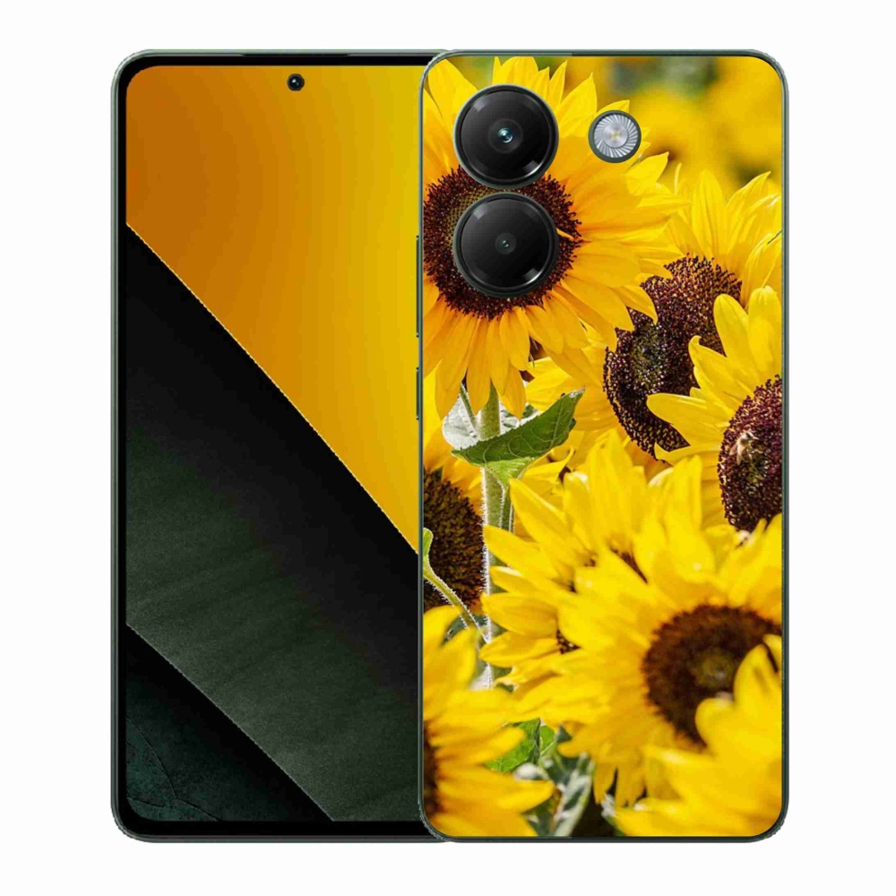 Gélový kryt mmCase na Xiaomi Poco M7 Pro 5G - slnečnica