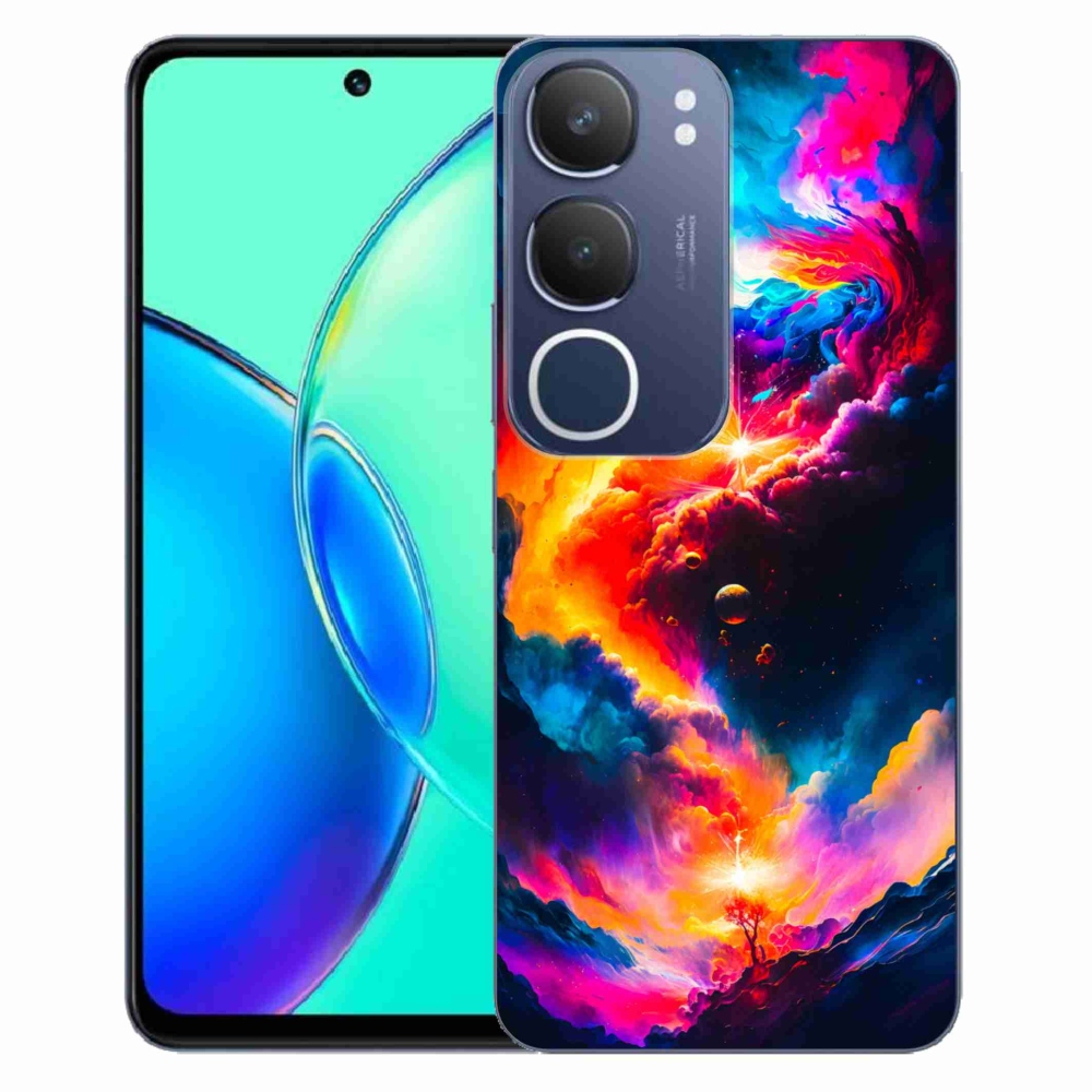 Gélový kryt mmCase na Vivo Y19s - abstraktný motív