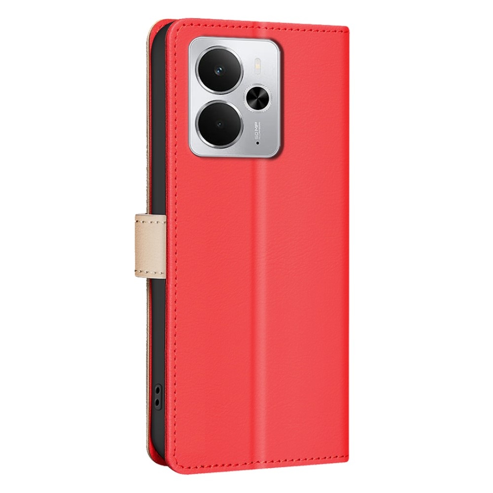 BNF DUO knižkové puzdro na Realme 14 5G - červené