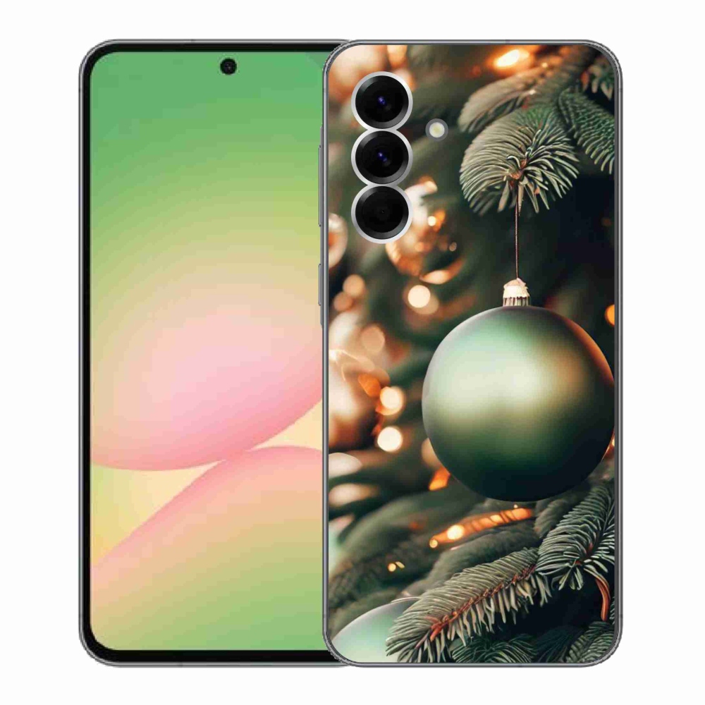 Gélový kryt mmCase na Samsung Galaxy A56 5G - vianočné ozdoby 1