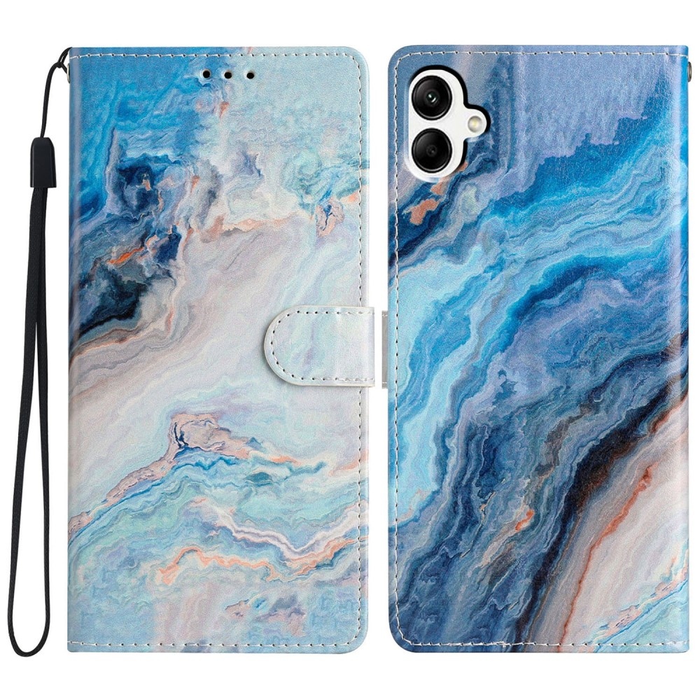 Unique knižkové púzdro na Samsung Galaxy A06 4G - modrý mramor