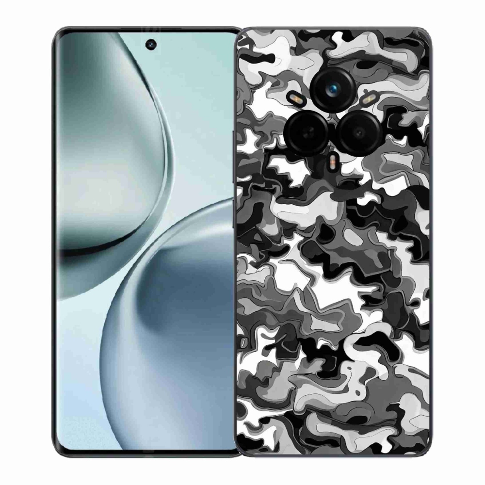 Gélový kryt mmCase na Realme 14 Pro+ 5G - maskáčový vzor 3