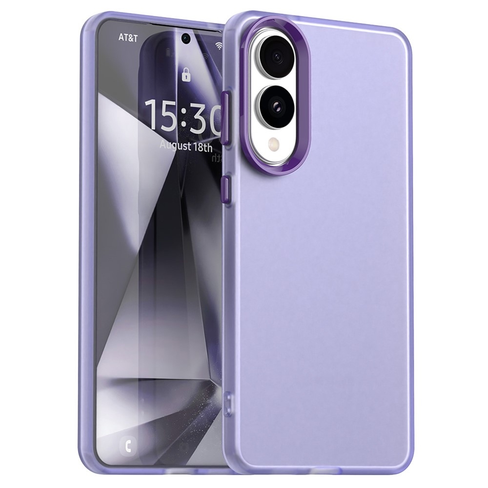 Candys matný gélový obal na Samsung Galaxy S25 Edge - fialový