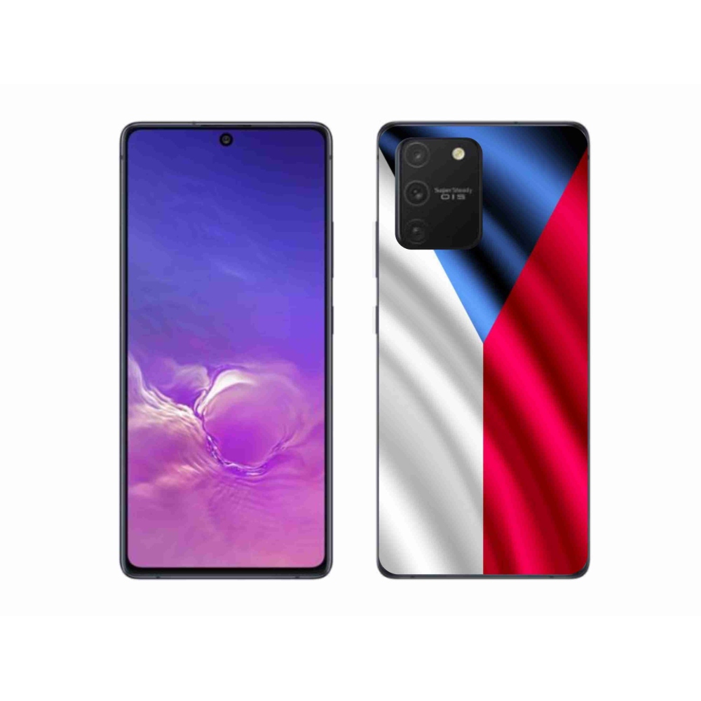 Gélový kryt mmCase na mobil Samsung Galaxy S10 Lite - česká vlajka