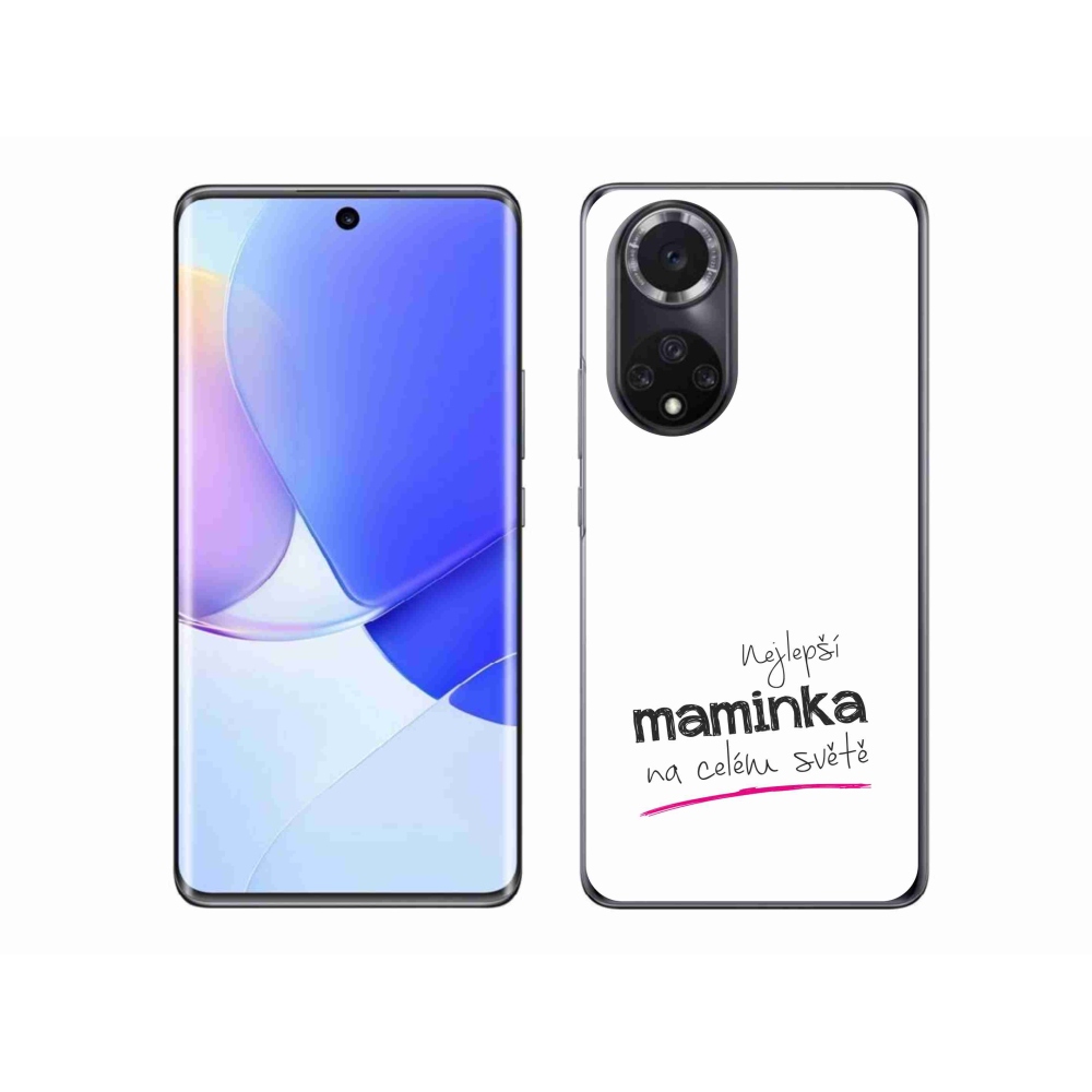 Gélový kryt mmCase na Honor 50 - najlepšia mamička 4 biele pozadie
