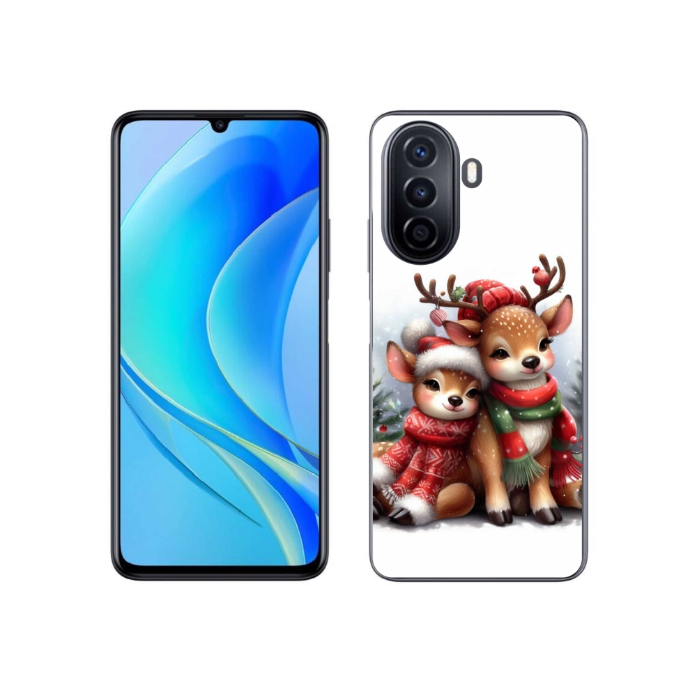 Gélový kryt mmCase na Huawei Nova Y70 - vianočné soby