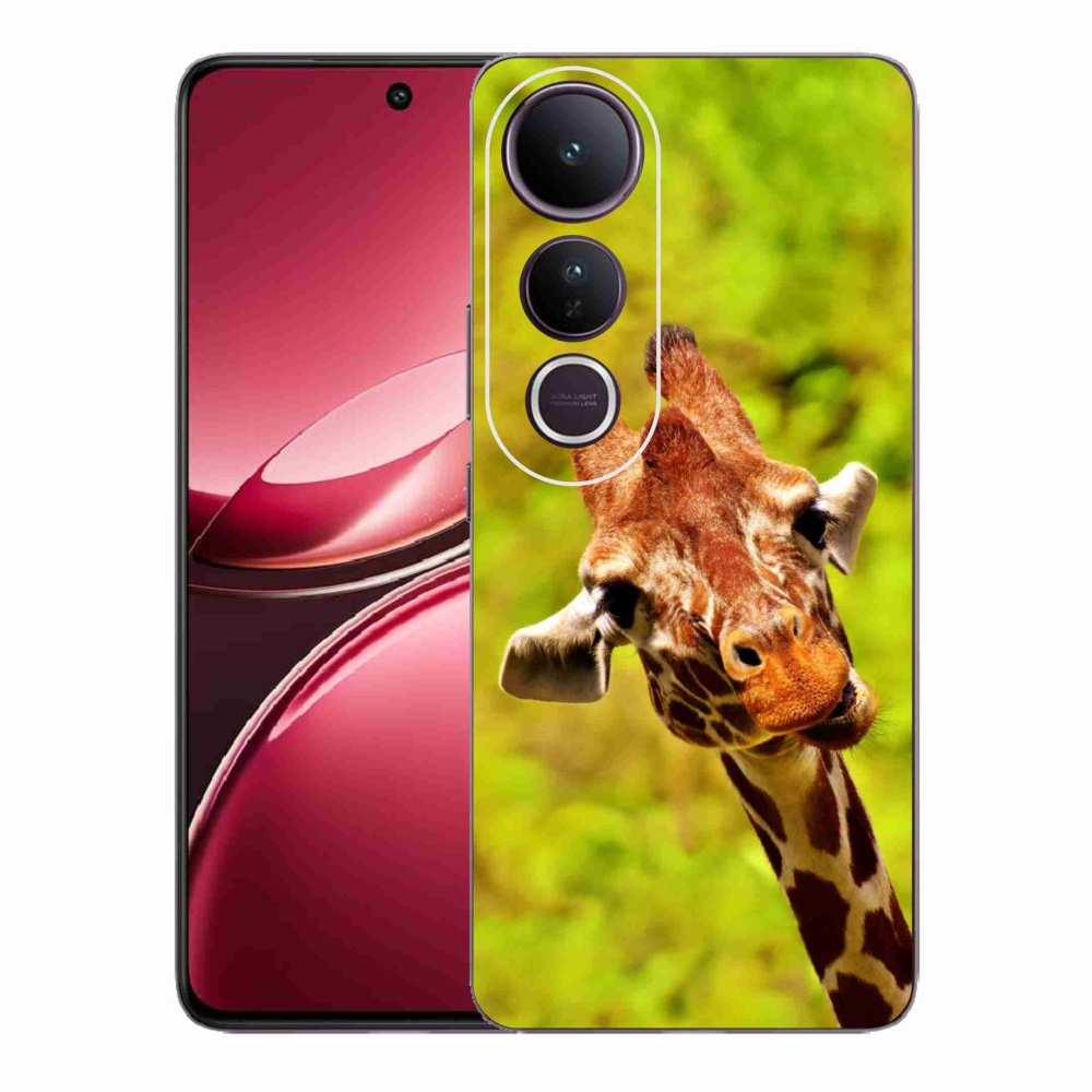 Gélový kryt mmCase na Vivo V50 Lite 4G/5G - žirafa
