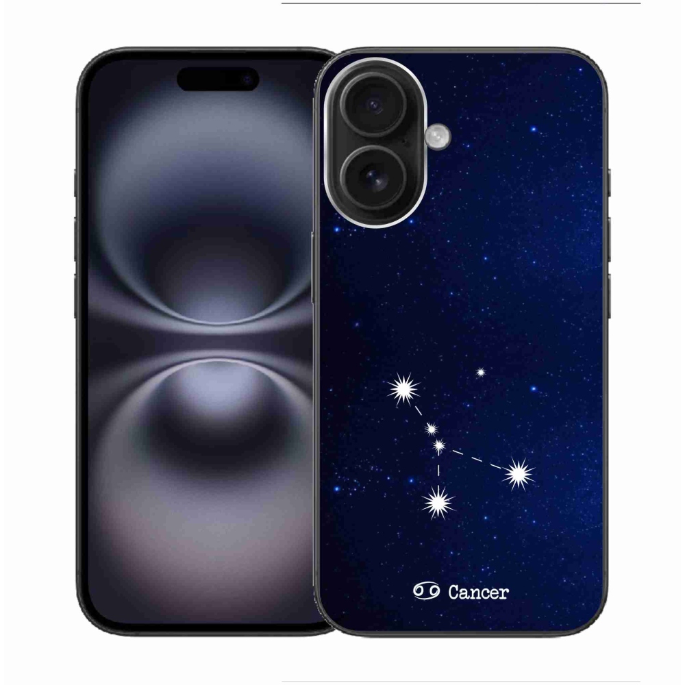 Gélový kryt mmCase na iPhone 16 - súhvezdie Raka