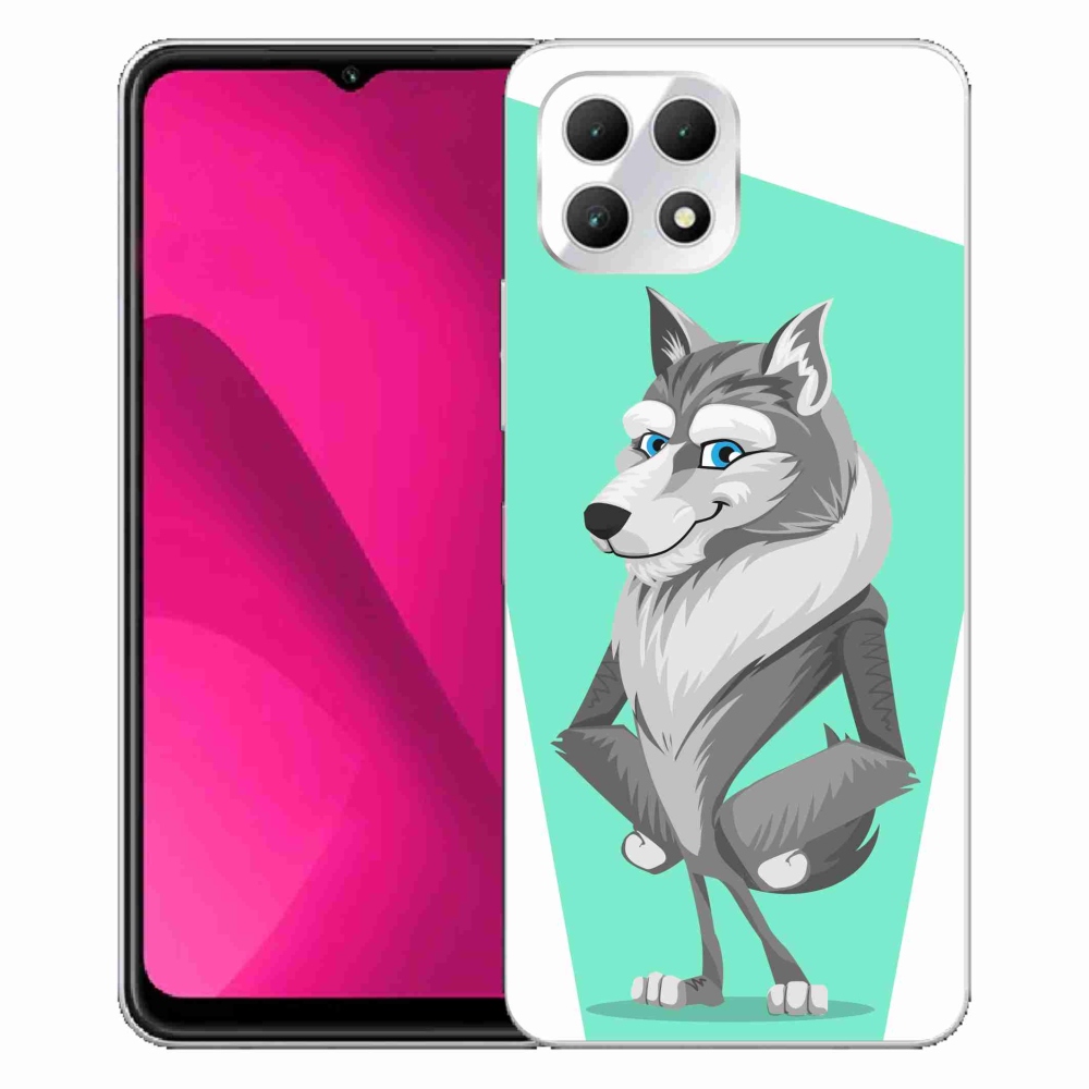 Gélový kryt mmCase na T-Mobile T Phone 2 - kreslený vlk