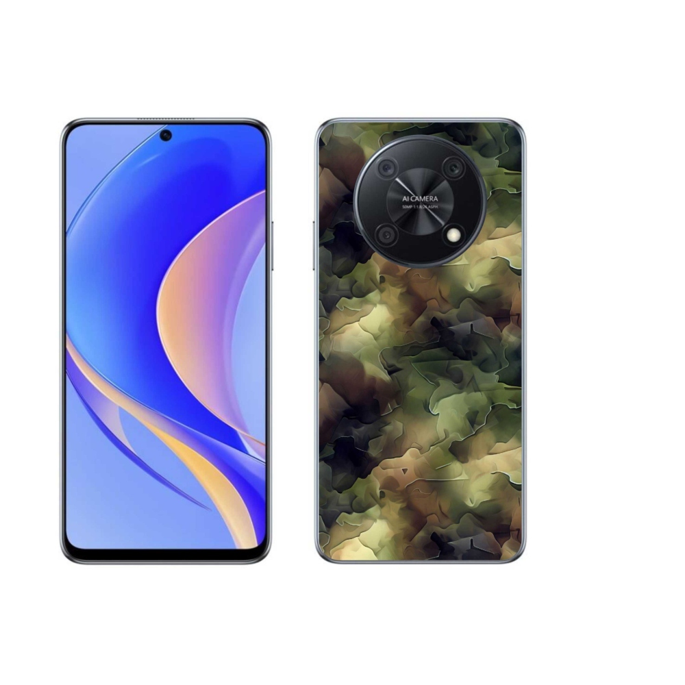 Gélový kryt mmCase na Huawei Nova Y90 - maskáčový vzor 10