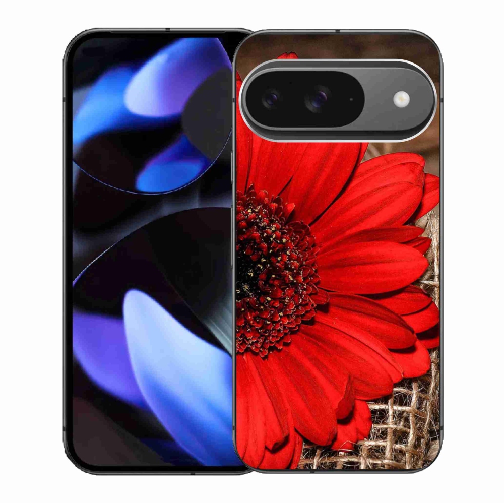 Gélový kryt mmCase na Google Pixel 9/9 Pro - gerbera
