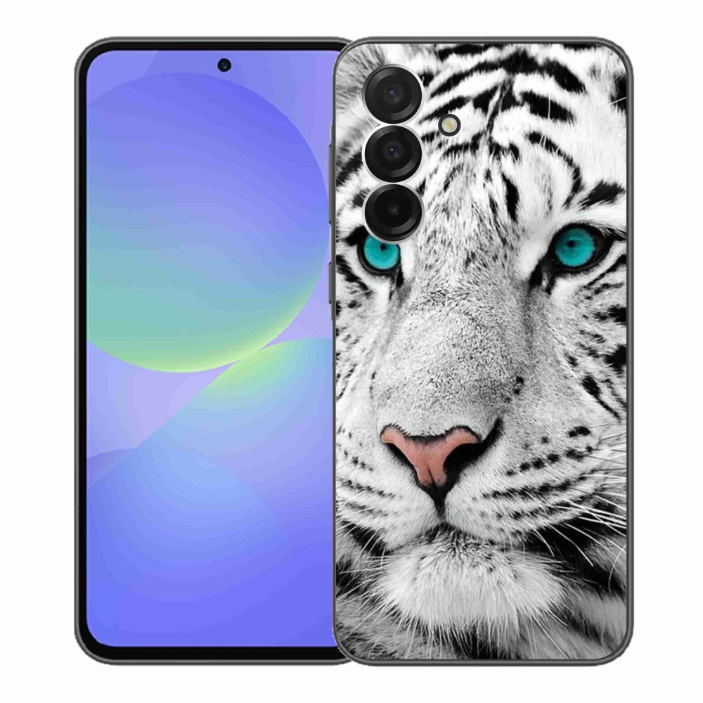 Gélový kryt mmCase na Samsung Galaxy A36 5G - biely tiger