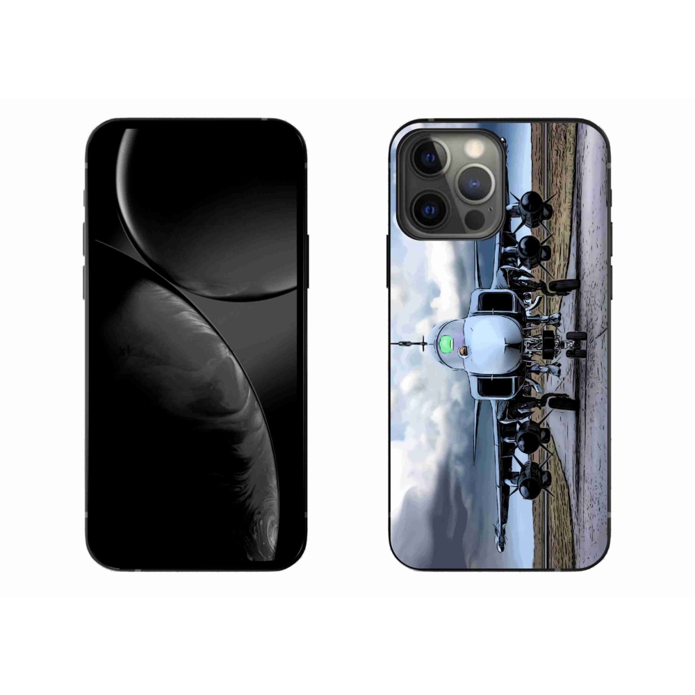 Gélový kryt mmCase na iPhone 13 Pro Max 6.7 - vojenské lietadlo