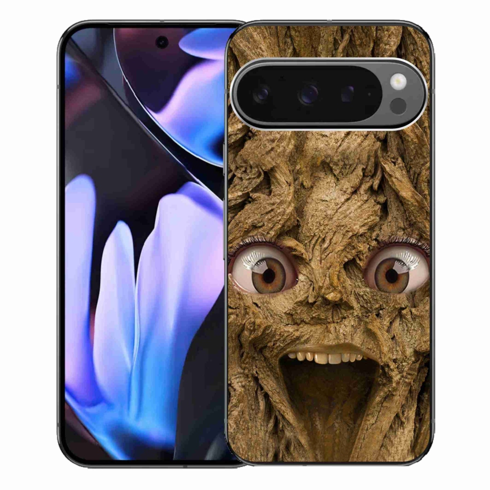 Gélový kryt mmCase na Google Pixel 9 Pro XL - veselý strom s očami