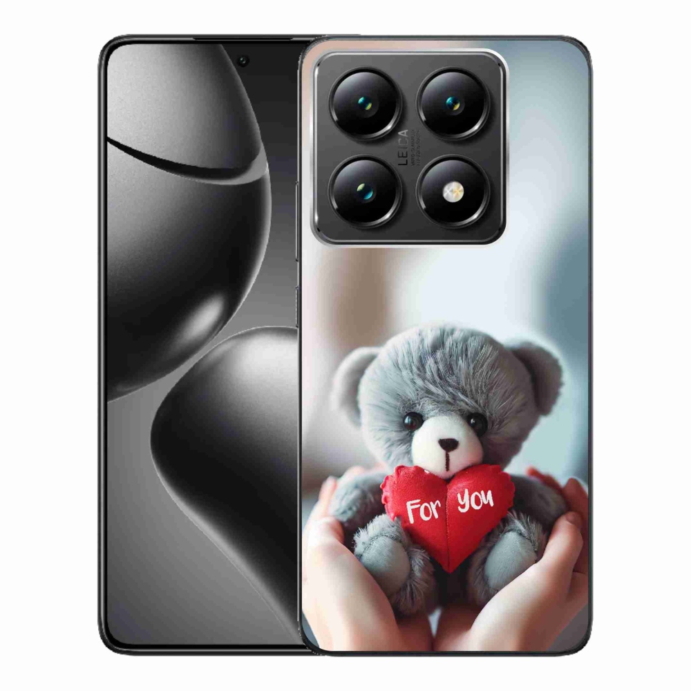 Gélový kryt mmCase na Xiaomi 14T Pro - medvedík pre zamilovaných