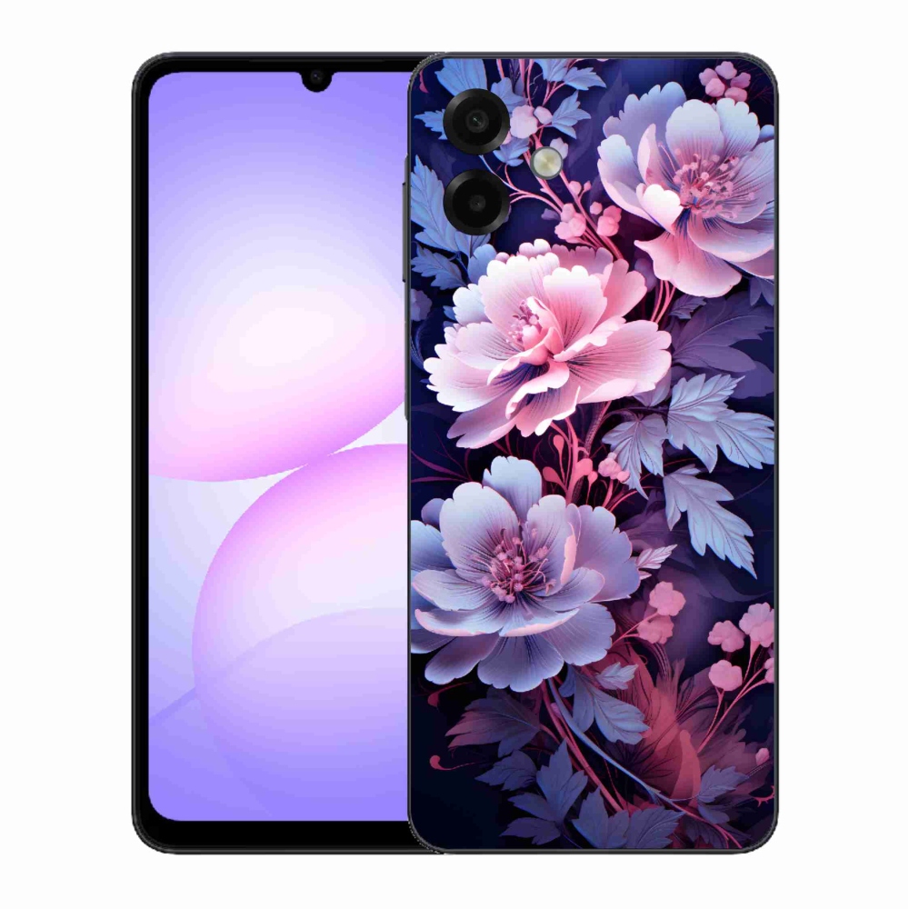 Gélový kryt mmCase na Samsung Galaxy A07 4G - kvety 11