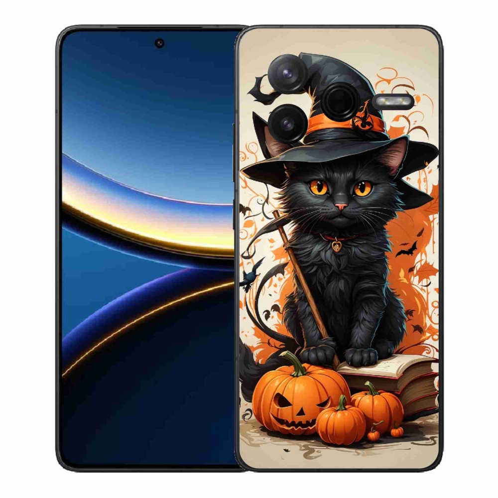 Gélový kryt mmCase na Xiaomi Poco F7 Pro - kocúr čarodejník