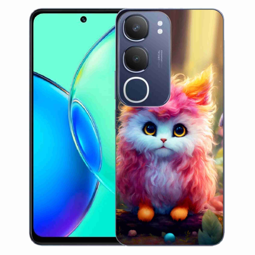 Gélový kryt mmCase na Vivo Y19s - roztomilé mačiatko 5