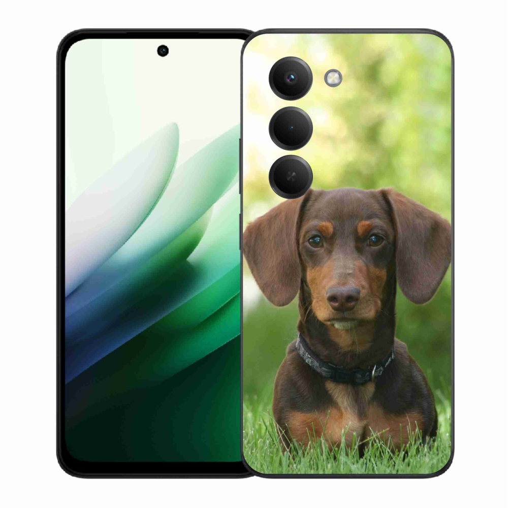 Gélový kryt mmCase na Xiaomi Redmi 15 5G (169mm) - hnedý jazvečík