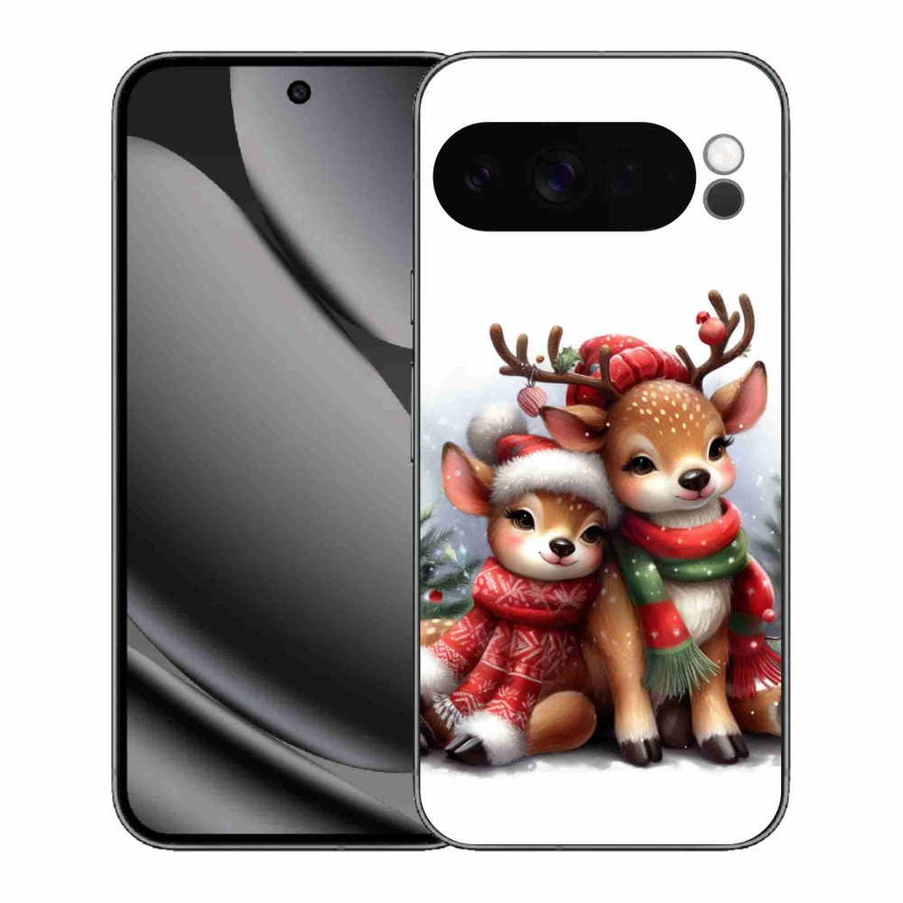 Gélový kryt mmCase na Google Pixel 10 Pro XL - vianočné soby